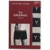 Tommy Hilfiger ανδρικά βαμβακερά boxers 3pack  σε γκρι χρώμα με μαύρο λάστιχο, άνετη γραμμή 95%cotton 5%elastane UM0UM03400 0R4